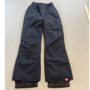 Roxy Snow Pants Kids Girls Size 10 M Black Good DryFlight 10K Insulated Ski